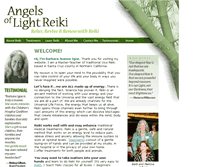 Tablet Screenshot of angelsoflightreiki.com